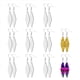 thumbnail image 3 of 60 Piezas Pendientes en para SublimacióN, ImpresióN por SublimacióN por Transferencia , Pendientes Alambre, Pendientes Madera para Manualidades DIY C, 3 of 3