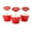 Red, variant on Liukekj 12pcs Valentine's Day Cupcake Wrappers and Toppers Red Lip Design Reusable Paper Cupcake Decorations for Parties and Cafes