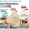 thumbnail image 3 of Couvercles de Remplacement en Silicone pour 4 Tasses pour Pyrex 7201-PC, Couvercle de Rangement à Joint Rond 4 Pcs Sécuritaire pour Bols en Verre, pour Micro-Ondes, Lave-Vaisselle et Congélateur, Étanche, 4 Couleurs pour une Différenciation Facile, 3 of 6
