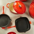thumbnail image 4 of BergHOFF Neo Cast Iron 3qt. Round Dutch Oven 8" with Lid, Orange, 4 of 6