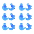 thumbnail image 2 of Taponas para los oídos de Silicona, 6 Pares de Tapones para los oídos en forma de espíritu a Prueba de Polvo, Natació, Buceo, Tapones para los Oídos azules para Bucear,, 2 of 7