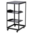 thumbnail image 2 of EDTara 22"-40" Extendable Mobile Server Rack Cart, 500 Lbs Capacity, Lockable Casters, Suitable for Server Rooms, Offices, and a/v Equipment, 2 of 7