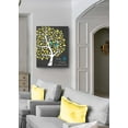 thumbnail image 5 of MuralMax - His, Her Personalized Canvas Wall Art - Custom Tree With Heart Initials, Names, Date - Gifts For Milestone Occasions, Wedding Anniversary, Housewarming - Charcoal - Size 24 x 30, 5 of 6