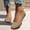 Khaki, variant on Daolelai Women's Casual Shoes New Solid Color Round Toe Flying Woven Flat Shoes Women's Casual Breathable Hollow Knitted Lazy Work Shoes Ballet Shoes