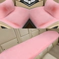 thumbnail image 4 of PPgejGEK 5 Sets Car Front Seat Cushion Soft Warm Faux Rabbit Winter Auto Seat Cover Plush Vehicle Seat Protector Pad with Non-Slip Backing Car Accessories Savings, 4 of 5