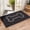 Charcoal 24 x 36"【Regular Door】, variant on Heeneeso DB23 Absorbent Indoor Chenille Doormat, Muddy Dog Washable Mat, Absorbs Water and Moisture, Door Mat for Entry