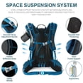 thumbnail image 4 of Mochila de Senderismo IX INOXTO Impermeable con Bolsa de Agua de 3L Azul, 4 of 6