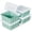 Green, variant on TINANA Silicone Freezer Tray with Lid 4 Pack, 2 Cup Freezing Food Molds, Make Perfect Soups, Extra Large Ice Cubes for Meal Prep, Sauces, Soups, Stews, Broths, Oven and Dishwasher Safe-Green