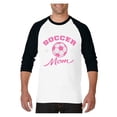 thumbnail image 1 of MmF - Mens Raglan Sleeve Baseball T-Shirts, up to Size 3XL - Soccer Mom, 1 of 4