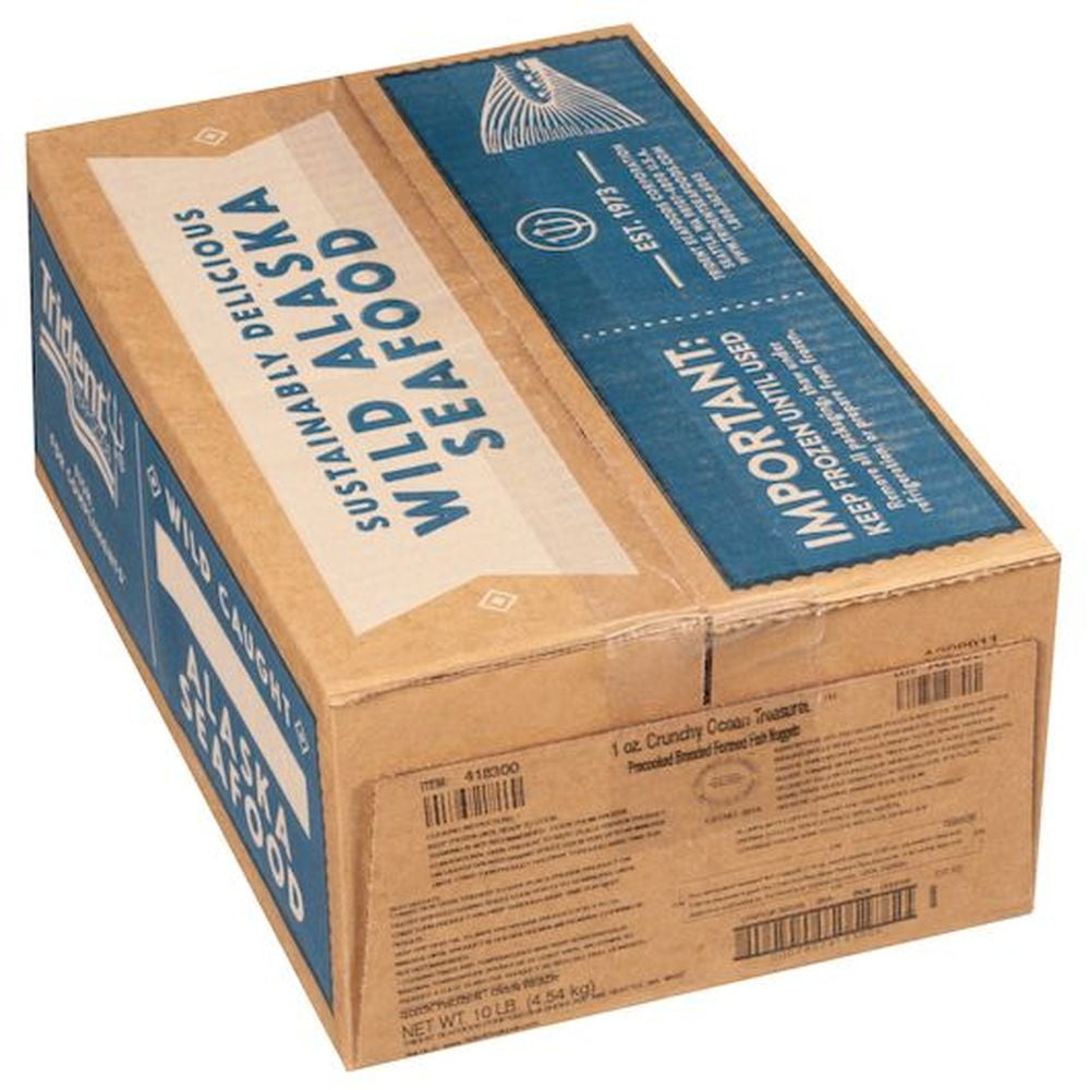 Trident Seafoods Ocean Treasure Oven Ready Whole Grain Pollock, 10 Pound