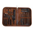thumbnail image 1 of Deluxe Stainless Steel Manicure Set - 25-Piece Nail Care Kit with Travel Case, 1 of 4