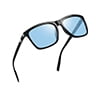 01-Black Frame/Light Orchid Lenses