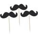 thumbnail image 3 of Mustache 50pcs Cake Toppers Decor Party Decorations Little Man Shower Cupcake Topper Wooden Black Cake Topper Moustache Product Boy Fake Fake Mustache, 3 of 5