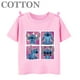 thumbnail image 2 of Marca Disney Stitch Anime Verano Múltiples Moda Algodón Camisetas para Niños Cuello Redondo Casual Manga Corta Ropa para Niños Tee Tops, 2 of 5