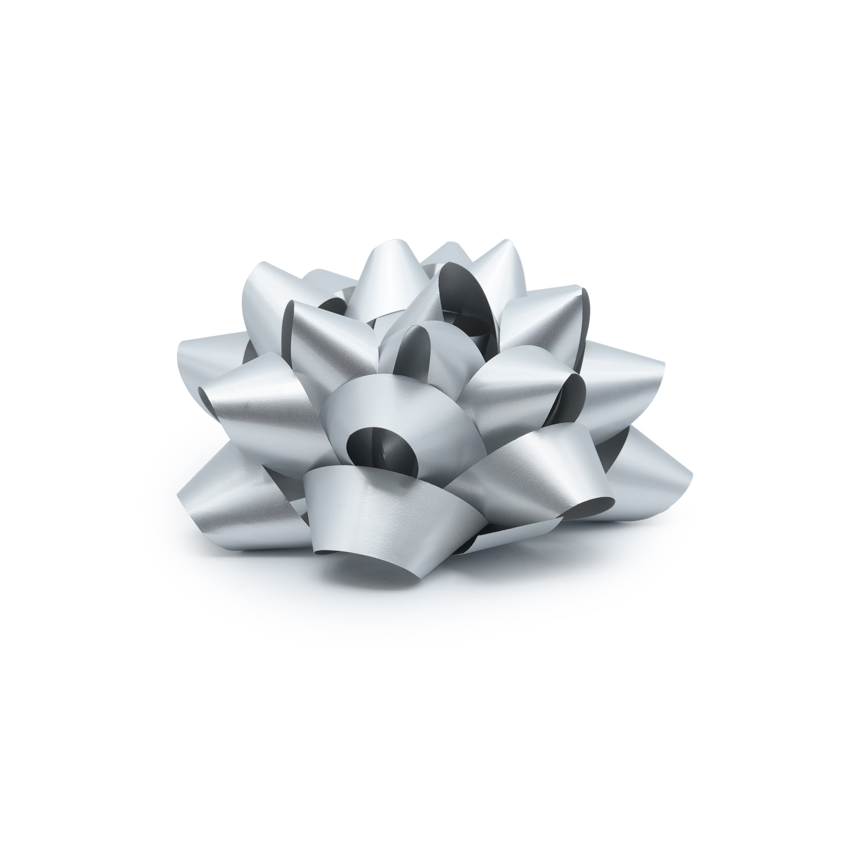 Holiday Time 8 Inch Giant Silver Bow, Giant 8" bow, silver finish