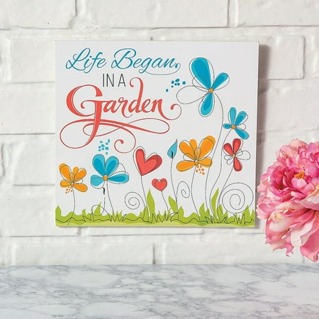 

Religious Garden Home Décor Sign Spring Home Decor Wall Decor 1 PieceMulti
