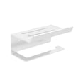 thumbnail image 2 of SSZMDLB under $5 Toilet Paper Holder with Shelf, No Drill for Bathroom Wall Mount Organizer Phone Stand, 2 of 9