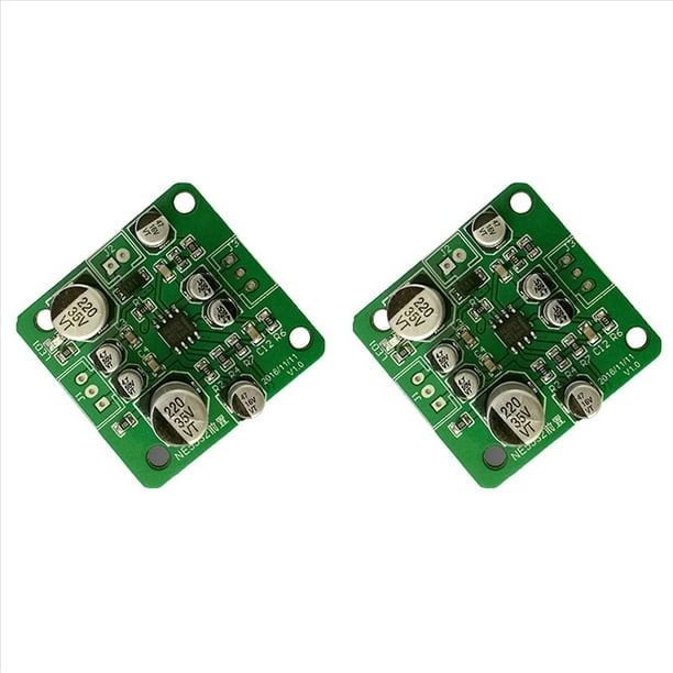 2X NE5532 OP-AMP Placa de Tono de Preamplificador Placa de Preamplificador de Doble Canal Compatible con Preamplificador de Amplificador HIFI 4558 6-30V
