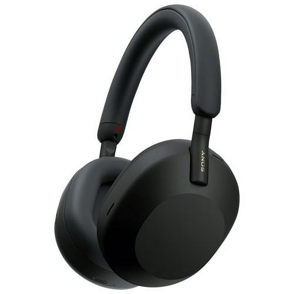 Restored Sony WH-1000XM5 Wireless Industry Leading Noise Cancelling Headphones with Auto Noise Cancelling Optimizer, Crystal Clear Hands-Free Calling - Black - Open Box - 10/10 Condition