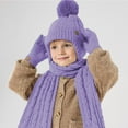 thumbnail image 2 of Feltree Kids Winter Hat Scarf Gloves Set with Ear Protection and Touch Screen Gloves for Cold Weather - Perfect Gift for Children, 2 of 8