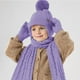 thumbnail image 1 of Warm Cold Padded Knitted Ear Protection Hat Scarf Gloves Three Sets Gloves Can Touch Screen Warm Gift, 1 of 8