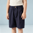 thumbnail image 2 of YOUYEDIAN Boys Shorts Kids Casual Baggy Elastic Waist Shorts Straight Leg Short Pants with Pockets, 2 of 5