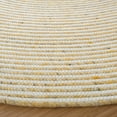thumbnail image 3 of SAFAVIEH Braided Beuregard Solid Reversible Area Rug, Gold/Ivory, 5' x 5' Round, 3 of 11