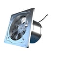 thumbnail image 1 of 6inch Inline Extractor Exhaust Fan Ventilation Pipe Fan Kitchen Wall Window Stainless Steel ,Portable, 1 of 6