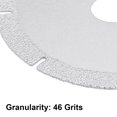 thumbnail image 3 of Uxcell 4.5" Diamond Cutting Wheels Grinding Disc with Cuts for Stone Ceramics Glass 46Grits Silver Tone, 3 of 5