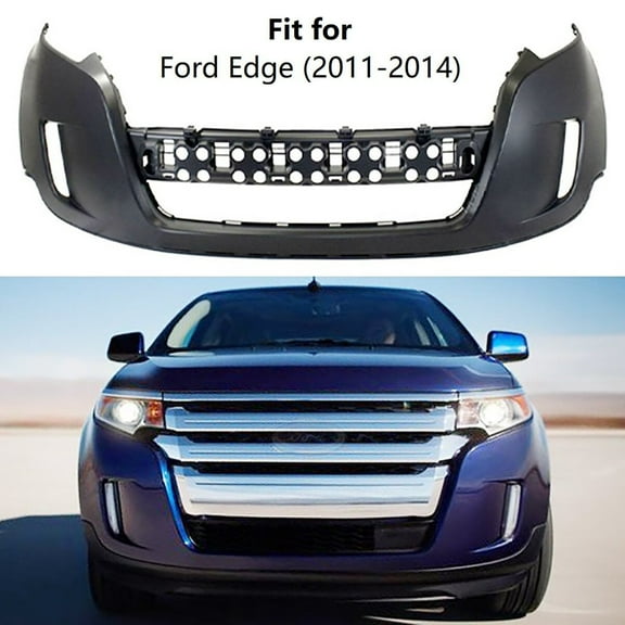 Fit for Ford Edge 2011-2014 Unpainted Front Bumper Cover FO1014107 (No Park Assist Sensor Hole)