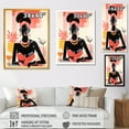 thumbnail image 4 of Designart "Boho African Art in Soft Colors II" Fashion Canvas Wall Art - Glam Black Woman African American Living Room Canvas Art, 4 of 6