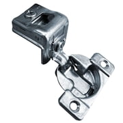 Grass 2-Pack 04498-15 TEC 864 Hinge, Wrap Mount 108 Degree, 1-3/8 Overlay, Screw-on Self Close, Compact Style Face Frame Hinge, Nickel Plated