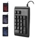 thumbnail image 2 of HURRISE Numeric Keypad 19-Key USB Wired Digital Backlit Keyboard Breathing Computer PC, 2 of 4