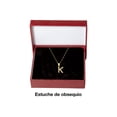 thumbnail image 3 of Collar Gargantilla Letra K Horoz Oro 10K 45cm, 3 of 4
