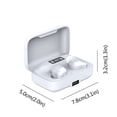 thumbnail image 3 of Auriculares Inalámbricos Xihbxyly Bluetooth 5.0 con Pantalla Led Digital Triple para Mujeres, 3 of 7