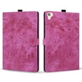thumbnail image 6 of ELEHOLD for iPad 6th 5th Gen Pro 9.7 inch 2018/2017/2016 Leather Case,Embossed Flower Pattern Folio Flip Case Card Slots Kickstand Magnetic Clasp Shockproof Protective Case for iPad 9.7",Rose, 6 of 7