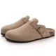 thumbnail image 2 of Crestar-Zapatillas de ante de corcho para mujer y hombre, zuecos de moda, zapatillas clásicas antideslizantes para exteriores con soporte de arco, 2 of 5