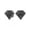 Gray, variant on Women's Micro Pave Crystal Diamond-Shaped Hematite Stud Earrings