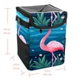 thumbnail image 5 of Flamingo Foldable Mini Trash Can for Car with Lid, Leak-proof Hanging Storage Bag - Car Garbage Can, 5 of 6