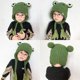 thumbnail image 3 of Gorro de rana bonito para mujer y niño, gorro tejido a ganchillo, rana de ojo grande Kn, 3 of 3