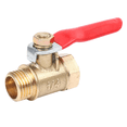 thumbnail image 3 of 24PCS 1/4 Inch Heavy Duty Brass Ball Valve Shut Off Switch Male and Female NPT Thread Pipe Fitting, 3 of 9