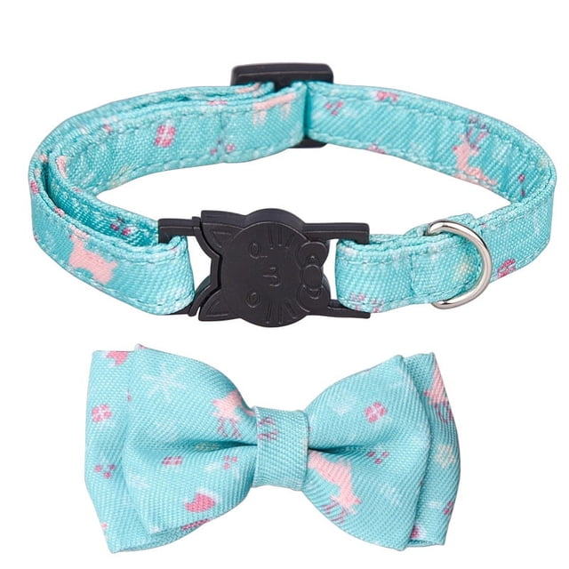 Collar navideño para perros con pajarita Collares para mascotas para perros pequeños, medianos y grandes