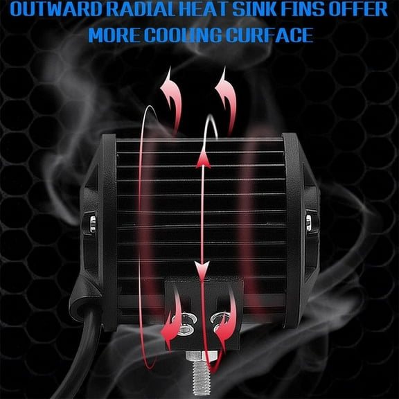 200W 4" LED Combo Work Light Bar Spotlight Off-road Driving Fog Lamp for Truck Boat