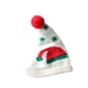 thumbnail image 5 of Mini gorro navideño de punto Blanco, 5 of 9