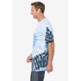 thumbnail image 3 of KingSize Men's Big & Tall Lightweight Tie-Dye Crewneck Tee, 3 of 4