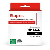 Staples Ink Cartridge Replacement for HP 62XL (Black) 2839034