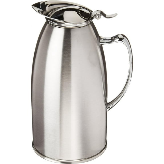 20oz S/S Lined Coffee Server Pot, Insulated, Satin Finish
