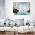 thumbnail image 3 of Designart Amazing Bora Bora Panoramic View - Seascape Throw Pillow - 16x16, 3 of 4