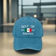 thumbnail image 5 of Gorra de Béisbol de Algodón Lavado con Estampado México, Lengüeta Ajustable, Lavable, Multicolor, Talla Única, 1 Pieza, 5 of 5