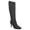 Charcoal, variant on Laramie Stiletto Heel Embroidery Detail Knee High Pointed Toe Comfort Western Boots